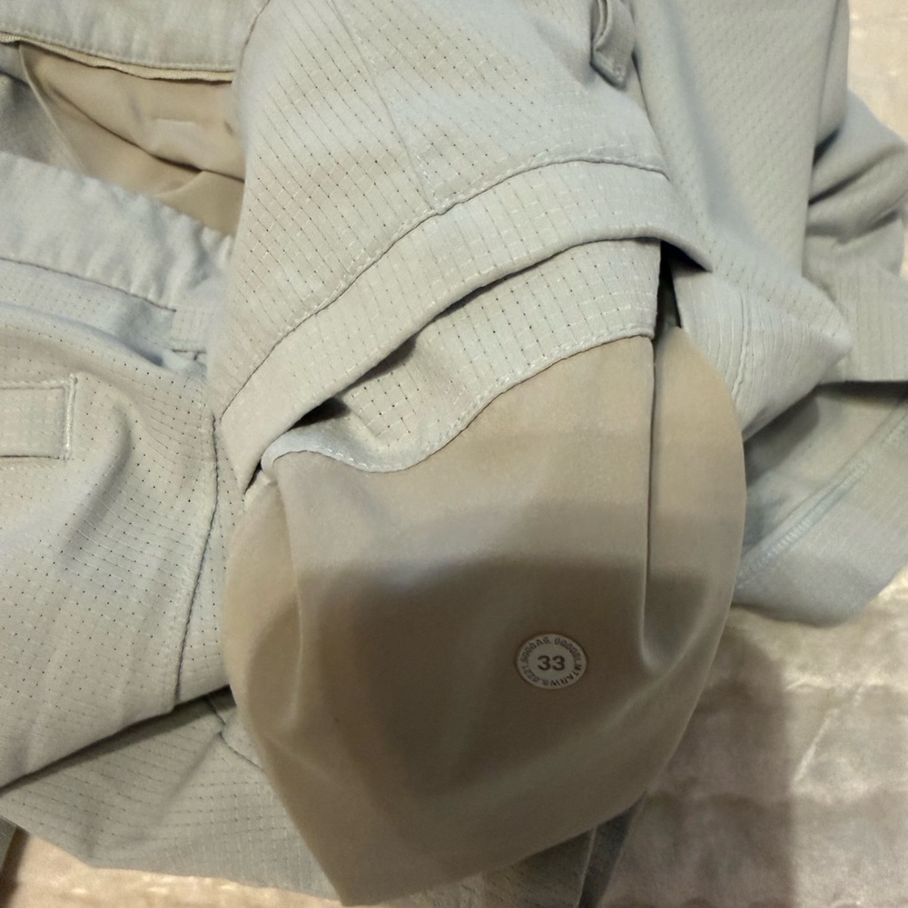 Light Blue/Grey Mens Lululemon Shorts - Picture 3 of 5